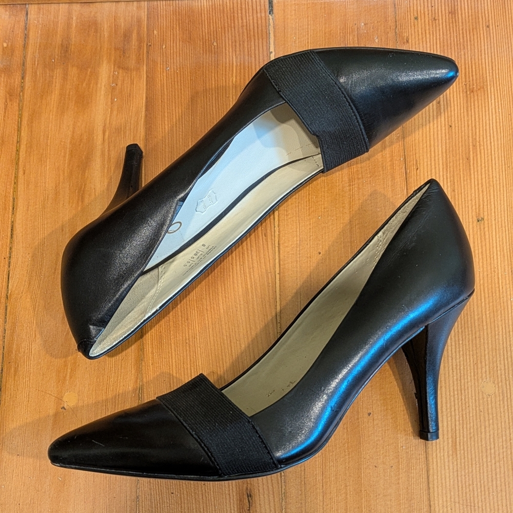 Aldo Leather Closed Toe Pointed Toe Heels